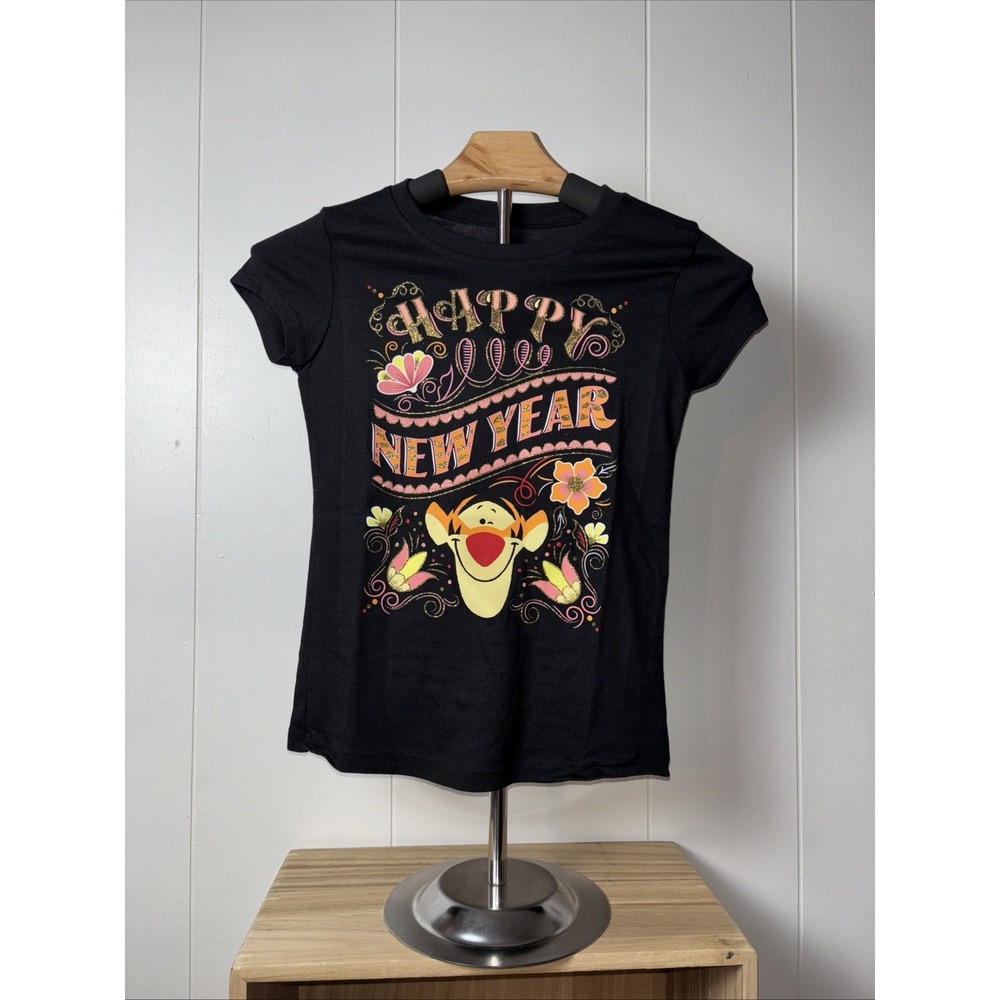 Disney Tigger Girls Happy New Year Size Shirt 'Happy New Year 6/6X New Adorable
